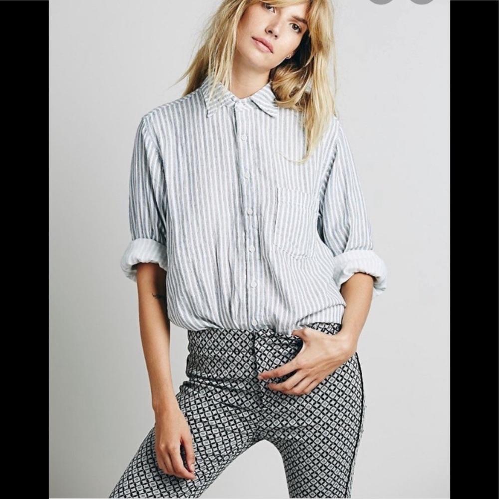 CP Shades Linen Button Down Shirt
